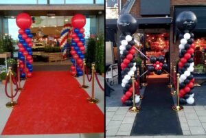 Ballonnenbogen en pilaren