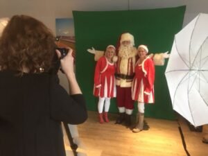 Op de foto met de Kerstman