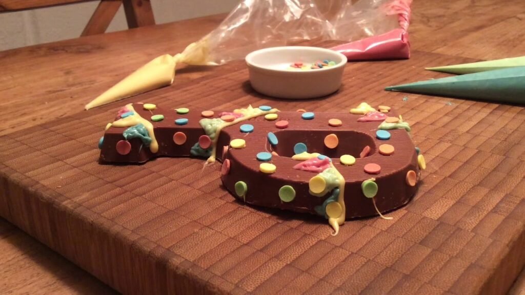 Chocoladeletter Versierterras
