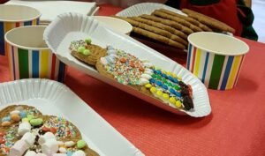 Speculaaspoppen versierterras